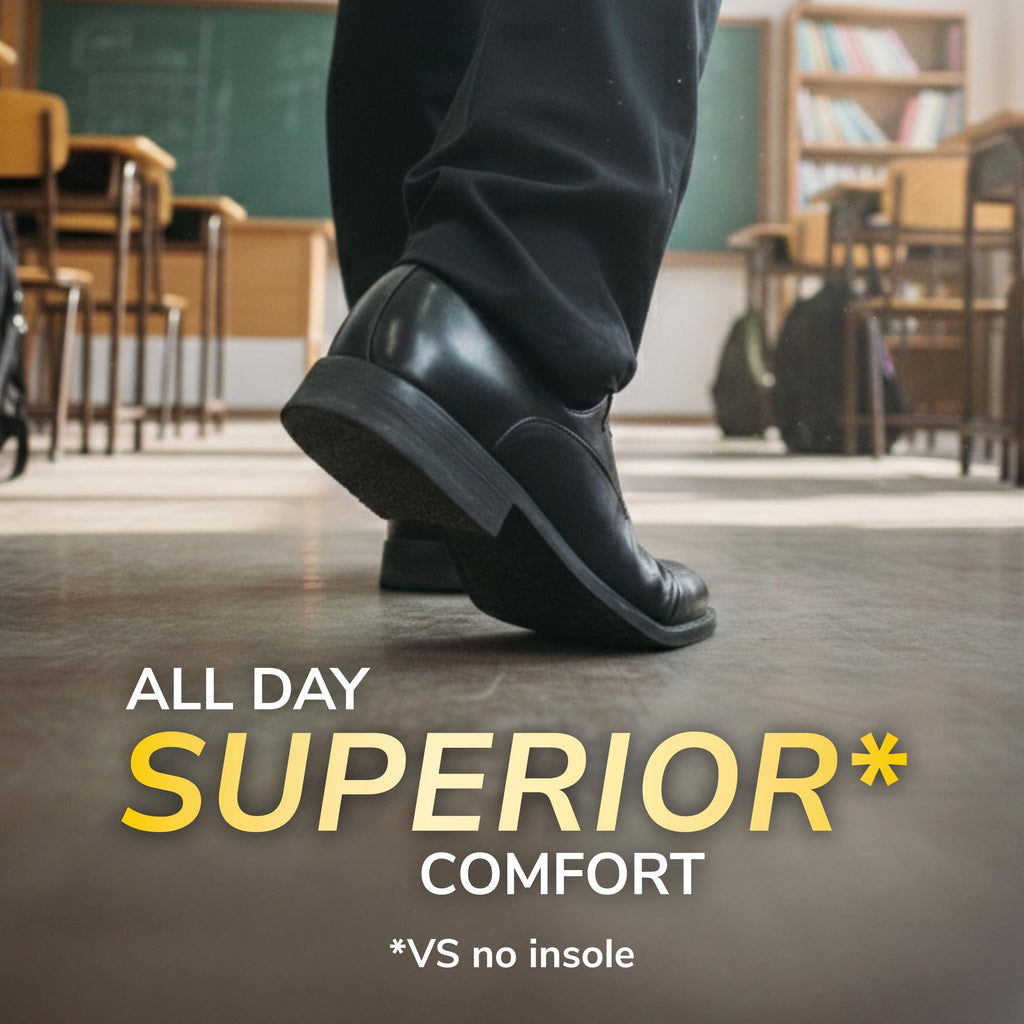Scholl GelActiv Work Insoles for Men - UK Size 7-12 - All Day Comfort & Shock Absorption with GelWave Technology - Good