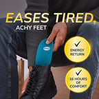 Scholl GelActiv Work Insoles for Men - UK Size 7-12 - All Day Comfort & Shock Absorption with GelWave Technology - Good