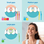 TePe Interdental Brush Angle - Orange 0.45mm ISO 1 - 20 Pack - Narrow Gaps Plaque Remover - Damaged Box