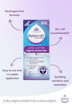 Replens Longer Lasting Vaginal Moisturiser 35g - Intimate Hydration Gel - Health & Beauty - Damaged Box - BBE 01/2028
