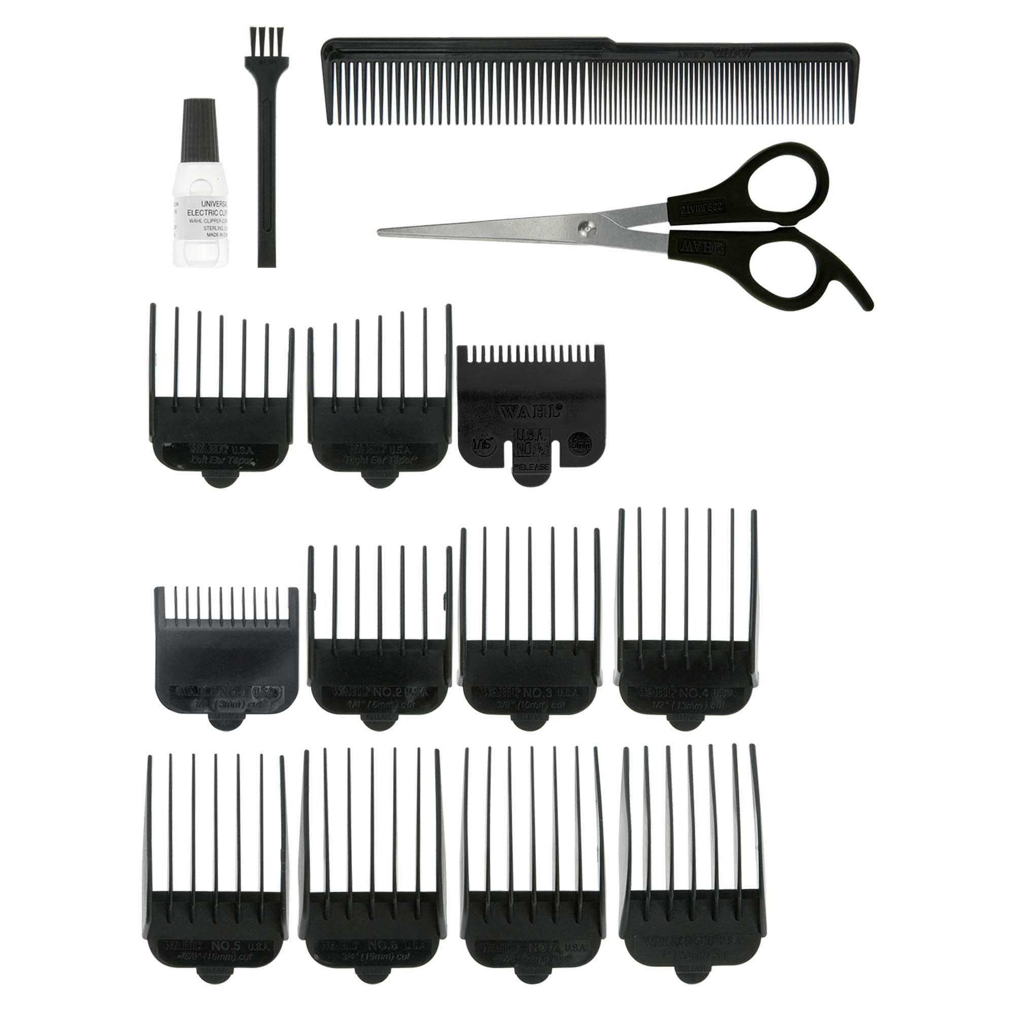 Wahl Cord/Cordless Rechargeable Men's Hair Clipper with Guide Combs - Like New