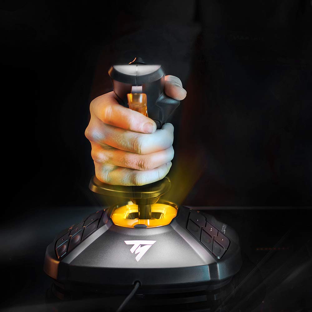 Thrustmaster T16000M FCS - Ambidextrous Flight Control System with H.E.A.R.T HallEffect AccuRate Technology for PC - Like New