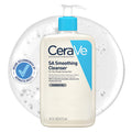 CeraVe SA Smoothing Cleanser with Salicylic Acid for Dry, Rough & Bumpy Skin 473ml, 3 Essential Ceramides, Dermatological Skincare, Hyaluronic Acid, Fragrance-Free - Damaged Box