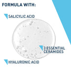 CeraVe SA Smoothing Cleanser with Salicylic Acid for Dry, Rough & Bumpy Skin 473ml, 3 Essential Ceramides, Dermatological Skincare, Hyaluronic Acid, Fragrance-Free - Damaged Box