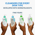 CeraVe SA Smoothing Cleanser with Salicylic Acid for Dry, Rough & Bumpy Skin 473ml, 3 Essential Ceramides, Dermatological Skincare, Hyaluronic Acid, Fragrance-Free - Damaged Box