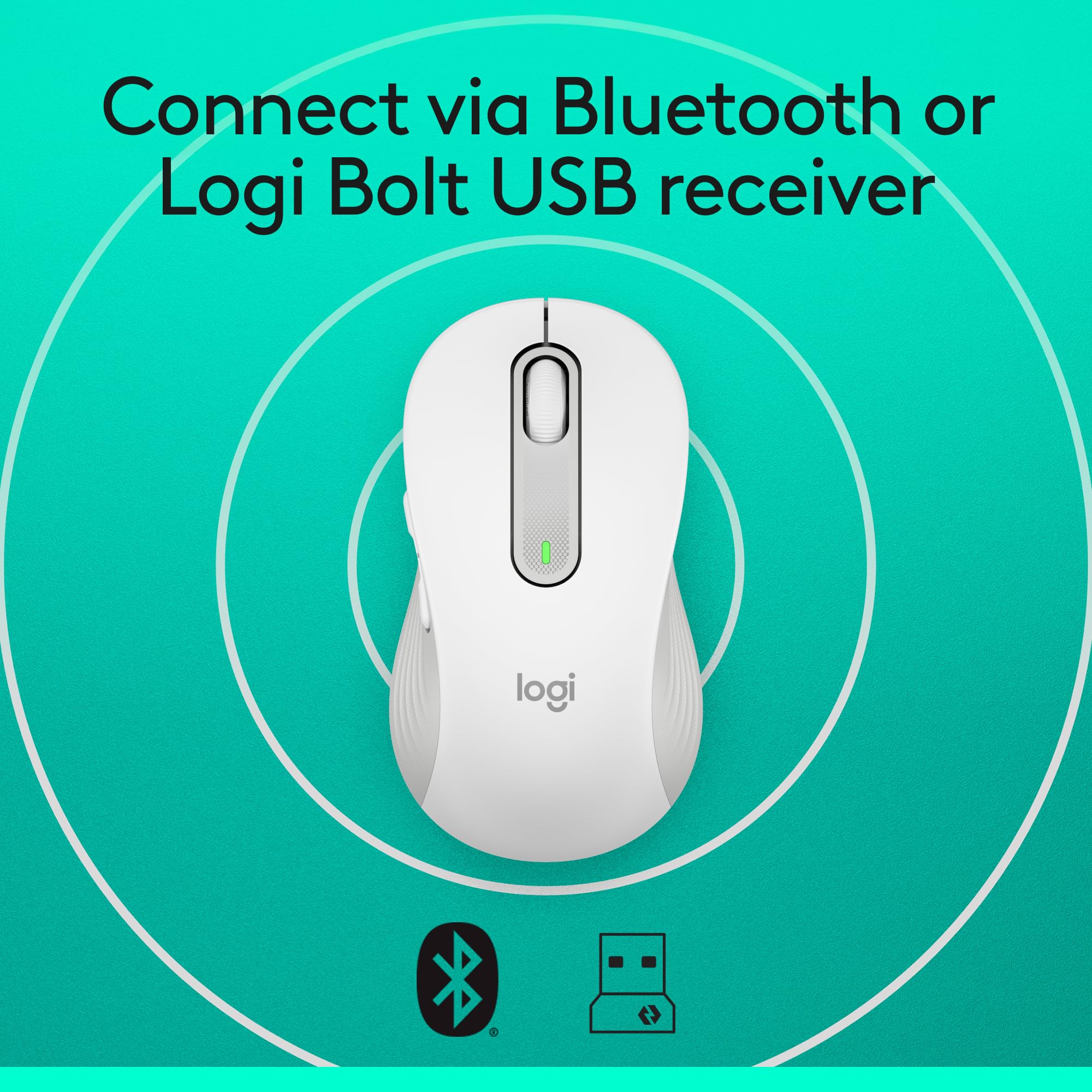 Logitech Signature M650 Wireless Mouse - For Small to Medium Sized Hands - New