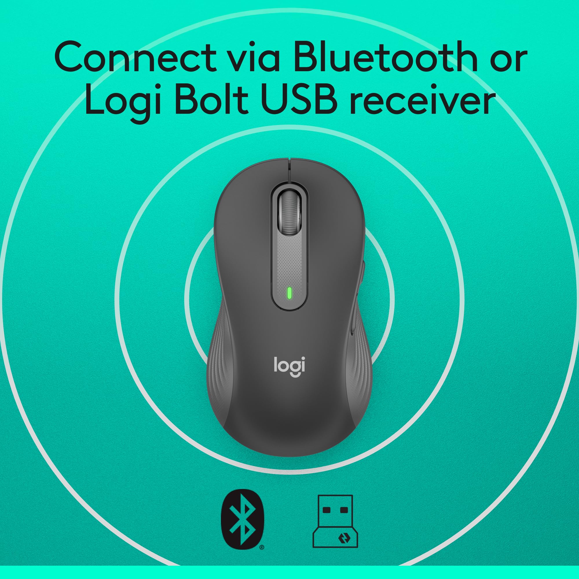 Logitech Signature M650 L Left Wireless Mouse - For Large Sized Left Hands - New