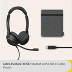 Jabra Evolve2 30 SE USB-C, UC version Stereo - New