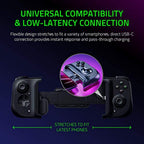 Razer Kishi -Universal Gaming Controller for Android -Cloud Gaming Ready -Type-C - New