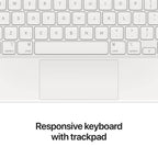 Apple Magic Keyboard for iPad Air (M2), iPad Pro 11-inch (4th, 3rd, 2nd & 1st generation) and iPad Air (5th, 4th generation) - British English - White - Like New