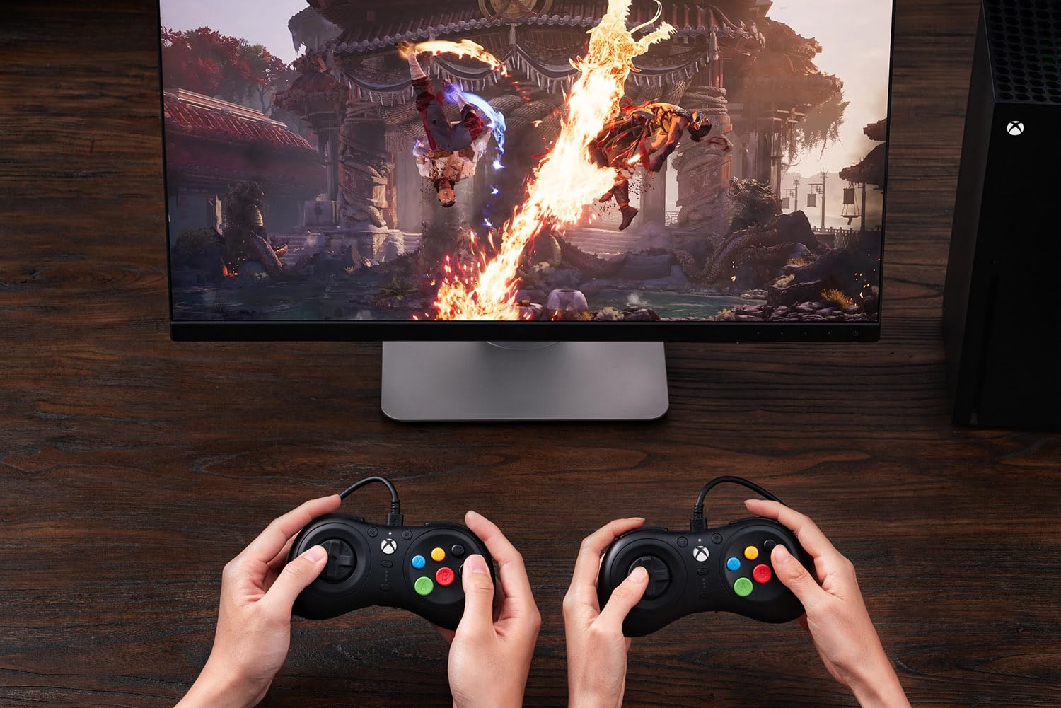 8Bitdo M30 Wired Controller for Xbox Series X|S, Xbox One, and Windows with 6-Button Layout - Officially Licensed - Like New