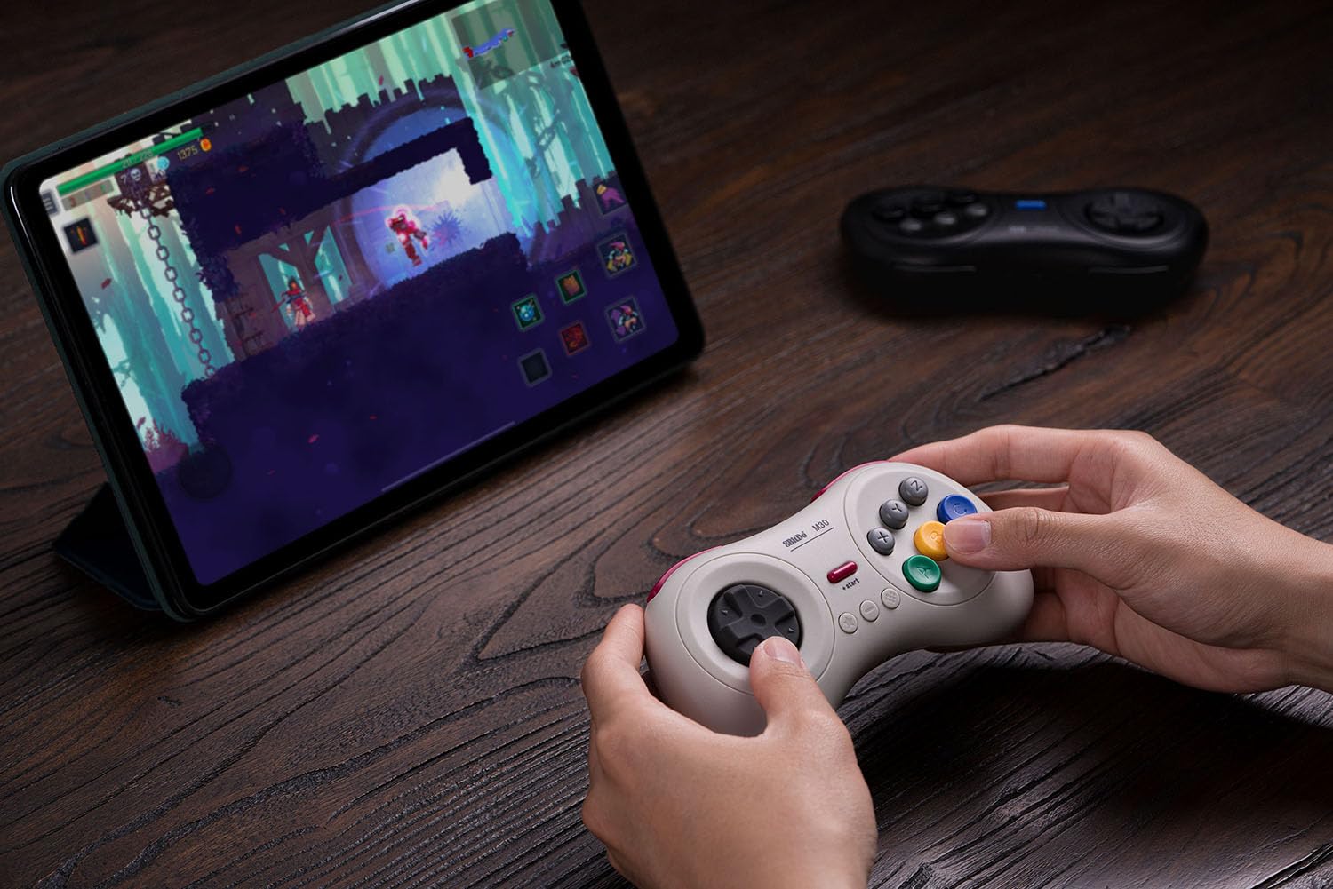 8Bitdo M30 Bluetooth Controller for Switch, Windows and Android, 6-Button Layout for SEGA's Classic Games - Like New