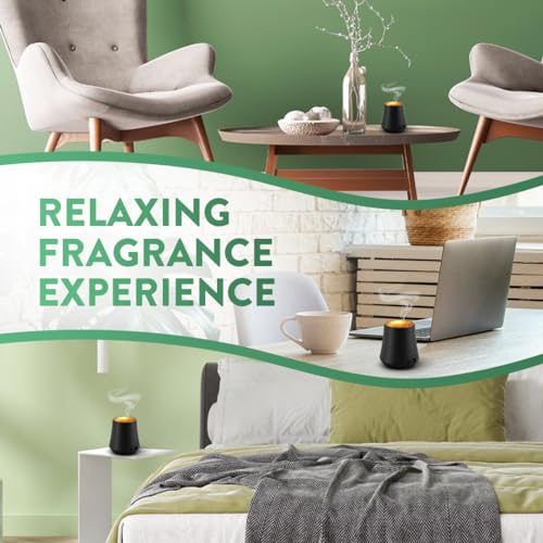 Airwick Essential Mist Kit - Peony & Jasmine Diffuser Refill & Device - Home Fragrance Starter Pack - Damaged Box