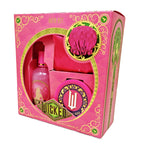 Wicked Glinda Bath Gift Set - Pink Bubble Bath, Body Butter, Shower Cap - Officially Licensed Merchandise - Damaged Box