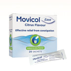Movicol Ease Stick Sachets - Citrus - 20 Sachets - Constipation Relief for Adults - Laxative - Softens Stool - Damaged Box - BBE 09/2027