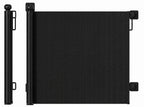 Cuddle Joy Retractable Stair Gate - 150x80cm Extendable Baby Pet Safety Barrier - 2-Step Lock, One-Handed, Black - Very Good