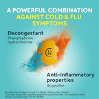 Nurofen Cold & Flu Tablets 200mg/5mg - 16 Pack - Sinus Sore Throat Congestion Nasal Relief Medication - Damaged Box - BBE 07/2027