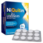 NiQuitin 2mg Nicotine Lozenges - 72 Mint Lozenges - Stop Smoking Aid - Craving Relief - Quit Vaping - Damaged Box - BBE 11/2026