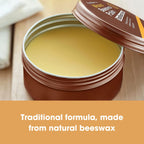 Furniture Clinic Clear Beeswax Polish for Wood & Furniture - 200ml Natural Wax Protectant for Wooden Surfaces - Damaged Box