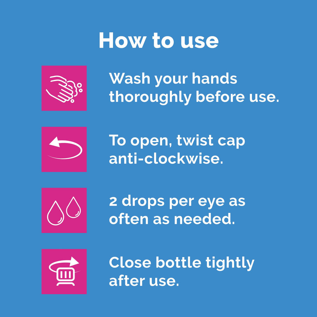 Optrex Moisturising Eye Drops 10ml - Contact Lens Safe - Dry & Sensitive Eyes - Soothes Irritation & Hydrates - Damaged Box - BBE 07/2028