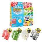 Zimpli Kids Mega Play Pack - 12 Use Gelli Slime Snoball Crackle Baff - Children's Sensory DIY Creative Toy Gift - Damaged Box
