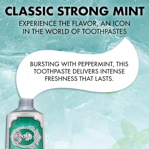 Marvis Classic Strong Mint Toothpaste 85ml - Flavoured Oral Care Fresh Breath Gel - Damaged Box