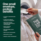 The Lab Co. Laundry Detergent Strips - Eco Ultra-Concentrated Washing Sheets - Non-Bio Sensitive Skin - Lime Eucalyptus Cucumber - 32 Loads - Damaged Box