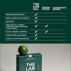The Lab Co. Laundry Detergent Strips - Eco Ultra-Concentrated Washing Sheets - Non-Bio Sensitive Skin - Lime Eucalyptus Cucumber - 32 Loads - Damaged Box
