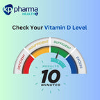KP Pharma Vitamin D Test Kit - At Home Deficiency & Insufficiency Level Check - Clinically Tested CE Certified - 2 Pack Easy Quick Accurate - New