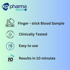 KP Pharma Vitamin D Test Kit - At Home Deficiency & Insufficiency Level Check - Clinically Tested CE Certified - 2 Pack Easy Quick Accurate - New