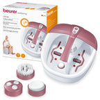Beurer FB 35 Foot Spa Bath - Vibration Bubble Massage Pedicure Attachments Aromatherapy Infrared Light - Up to UK 10 - Very Good