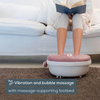 Beurer FB 35 Foot Spa Bath - Vibration Bubble Massage Pedicure Attachments Aromatherapy Infrared Light - Up to UK 10 - Very Good
