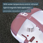 Beurer FB 35 Foot Spa Bath - Vibration Bubble Massage Pedicure Attachments Aromatherapy Infrared Light - Up to UK 10 - Very Good
