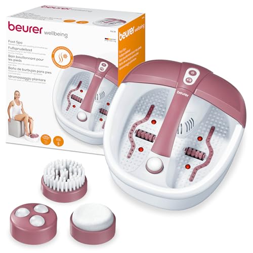 Beurer FB 35 Foot Spa Bath - Vibration Bubble Massage Pedicure Attachments Aromatherapy Infrared Light - Up to UK 10 - Very Good
