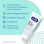 E45 Itch Relief Cream 100g - Anti-Itch Eczema Dermatitis Skin Irritation Treatment - Non-Greasy Soothing Formula - Damaged Box - BBE 06/2027