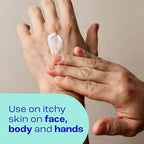 E45 Itch Relief Cream 100g - Anti-Itch Eczema Dermatitis Skin Irritation Treatment - Non-Greasy Soothing Formula - Damaged Box - BBE 06/2027