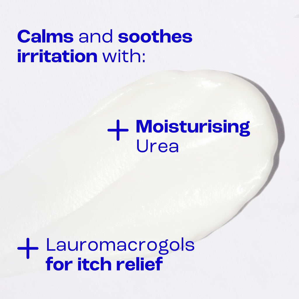E45 Itch Relief Cream 100g - Anti-Itch Eczema Dermatitis Skin Irritation Treatment - Non-Greasy Soothing Formula - Damaged Box - BBE 06/2027