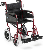Days Compact Lightweight Foldable Wheelchair for Adults, Standard - Blue - Very Good