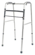 Aidapt Folding Aluminium Walking Frame - Adjustable Height, Lightweight, Fast Fold, Anti-Slip Ferrule Feet Mobility Aid - Very Good