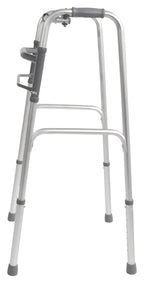 Aidapt Folding Aluminium Walking Frame - Adjustable Height, Lightweight, Fast Fold, Anti-Slip Ferrule Feet Mobility Aid - Very Good