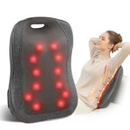 COMFIER Shiatsu Back Massager with Heat - Portable Massage Cushion for Chair - Neck Shoulder Back Pain Relief - Very Good