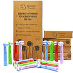 Humble Earth Kids Toothbrush Heads Compatible Oral-B Electric Soft Bristles - 16 Pack - Damaged Box