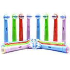 Humble Earth Kids Toothbrush Heads Compatible Oral-B Electric Soft Bristles - 16 Pack - Damaged Box