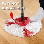 Vileda Turbo 2in1 Spin Mop Head Refills - Pack of 2 - Microfibre power - Stubborn dirt removal - Authentic Vileda Mop Head Replacements - Machine Washable - Fits all Turbo Mops - Damaged Box