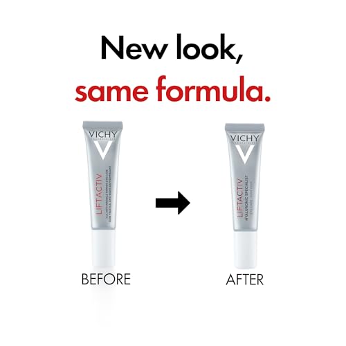Vichy Liftactiv Hyaluronic Specialist Eye Cream - Anti-Wrinkle, Firming, Dark Circles, Puffiness - 15ml - New