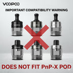 VOOPOO PnP TW20 Mesh Coils 0.2 Ohm Dual-In-One Vape Atomizer Heads - 5 Pack Replacement Coils - Damaged Box