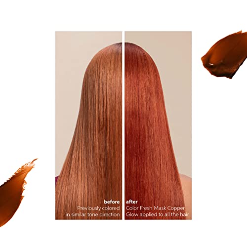 Wella Professional Color Fresh Mask - Copper Glow Semi-Permanent Hair Dye Treatment - 500ml Hair Colour Refresh Gloss - New