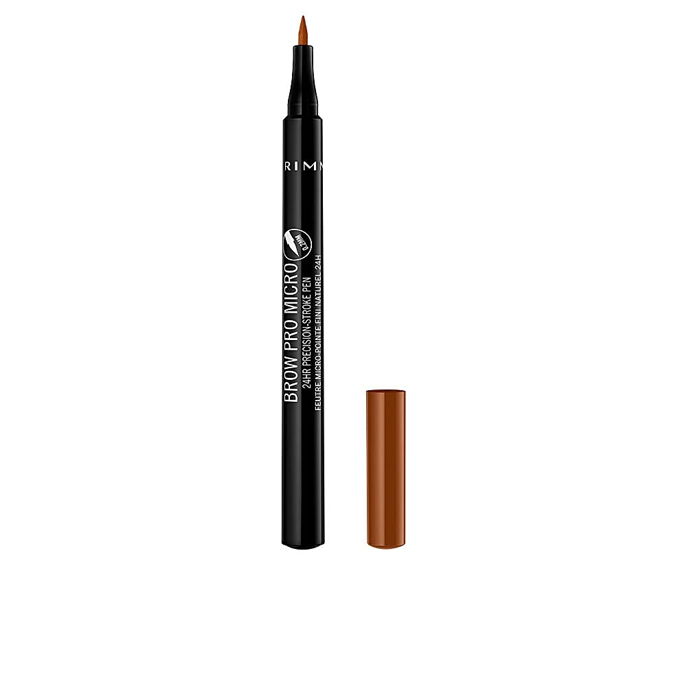 Rimmel London Brow Pro Micro 24HR Precision-Stroke Pen - Microfilling Felt Tip - Honey Brown 1ml - New