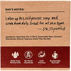 Dr. Squatch Bay Rum Soap - Men's Natural Bar Soap with Kaolin Clay & Shea Butter - Fresh Scent Handmade Organic - New