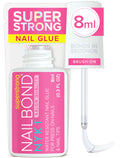 NYK1 Super Strong Nail Glue for Press Ons, Nail Tips & False Nails | 8ml - Damaged Box